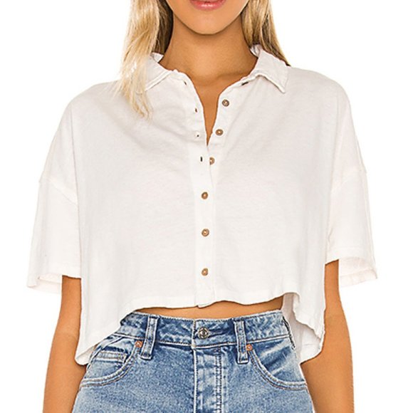 Free People Tops - NWT Free People Weekend Rush Top Size S